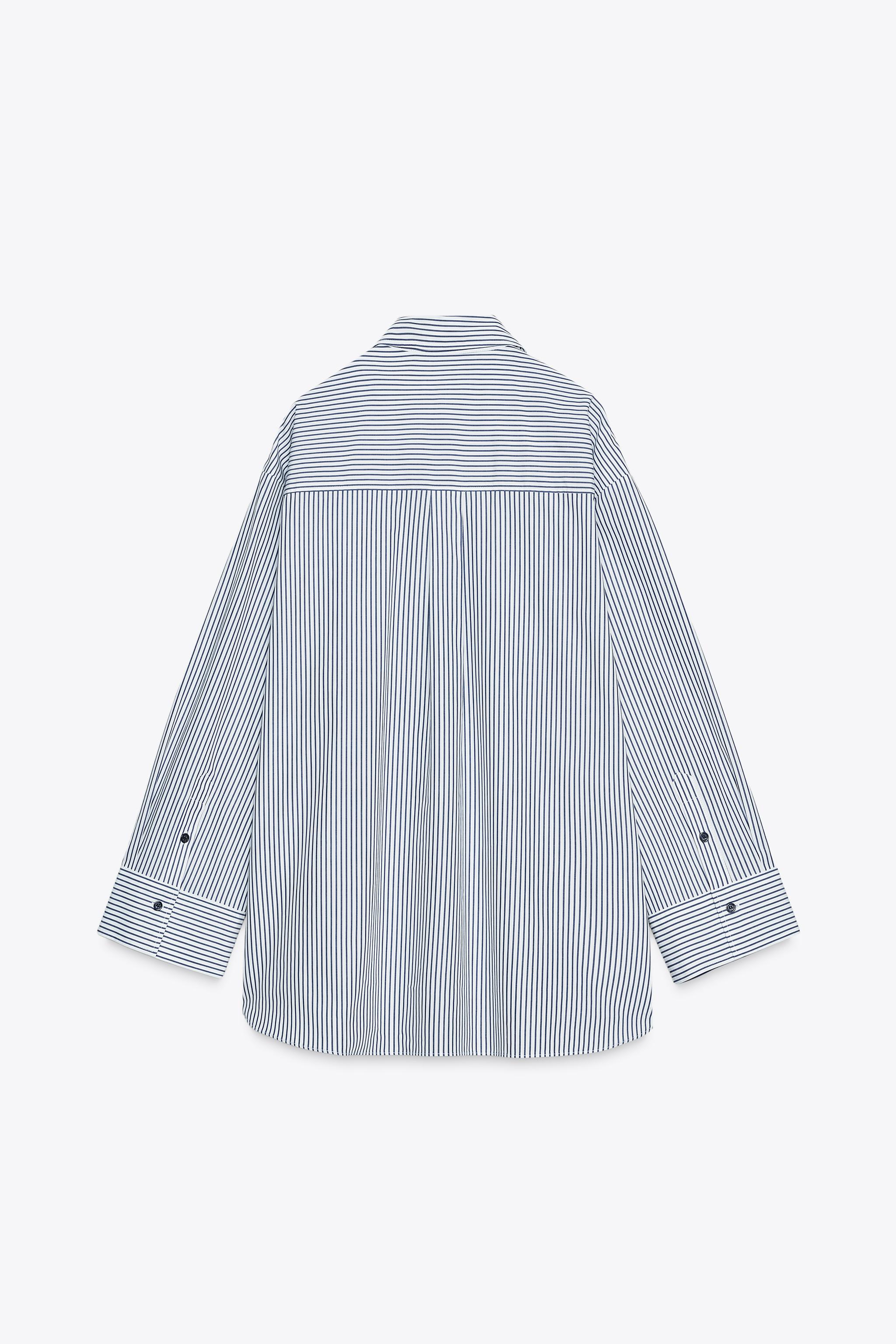 ZW COLLECTION STRIPED POPLIN SHIRT